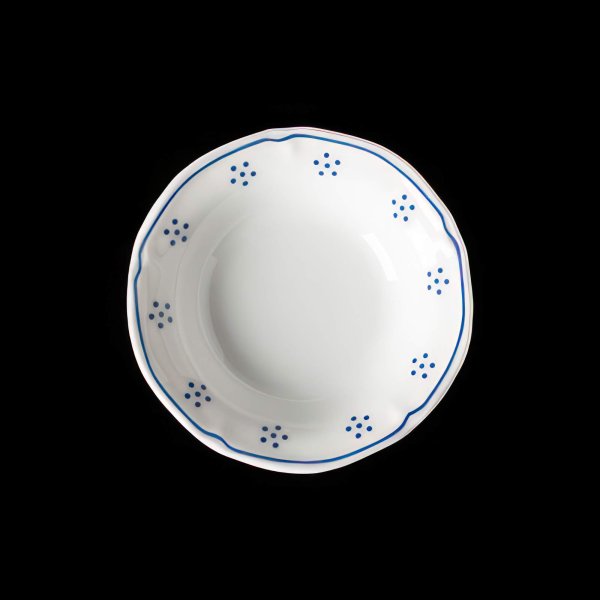 Miska - talířek na máslo, modrá valbella, 10,2 cm, Barbara 