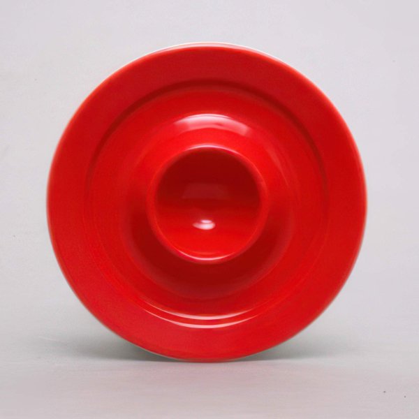 Kalíšek na vejce - červený, 12 cm, Princip 