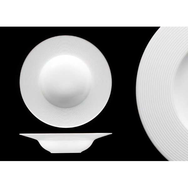 Pasta talíř, bílý, 29 cm, Gramofon 