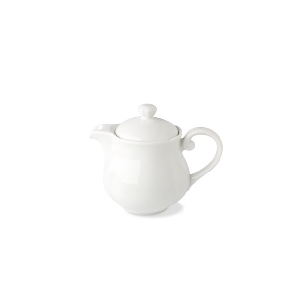 Konvice čajová s víčkem, bílá, 0,39 l, Baroque 