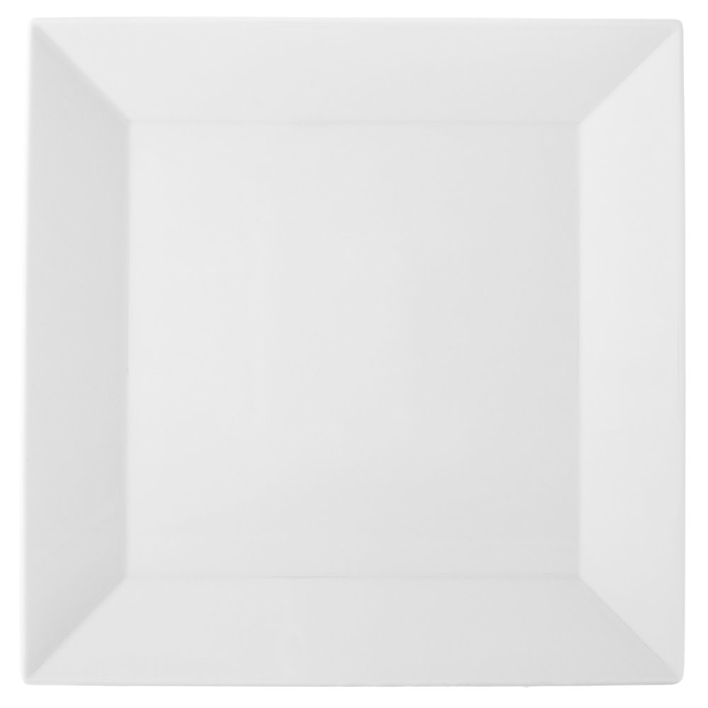 Talíř mělký hranatý, bílý, 27,2x27,2 cm, Actual 