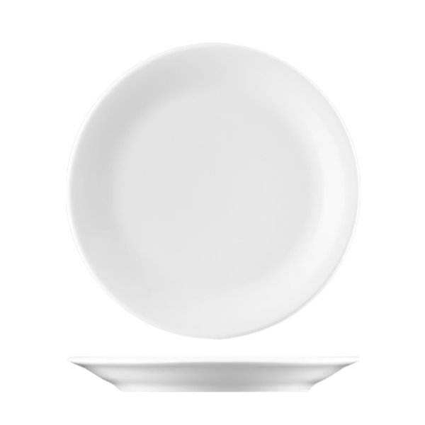 Mělký talíř, bílý, 27 cm, Daisy