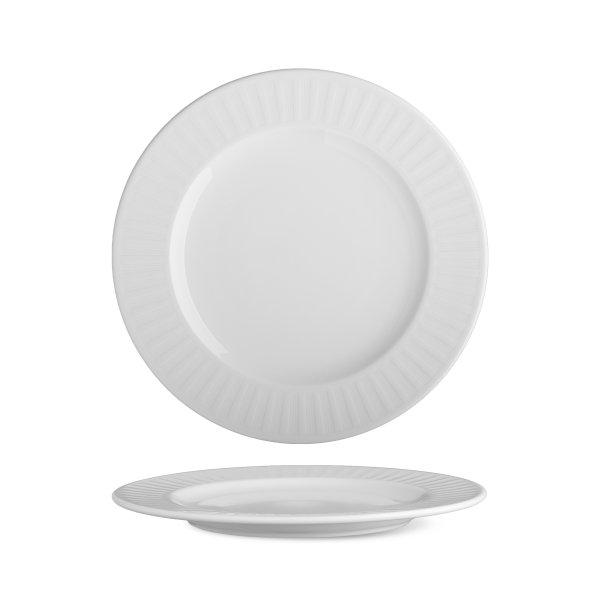 Mělký talíř bílý, 26 cm, Radial