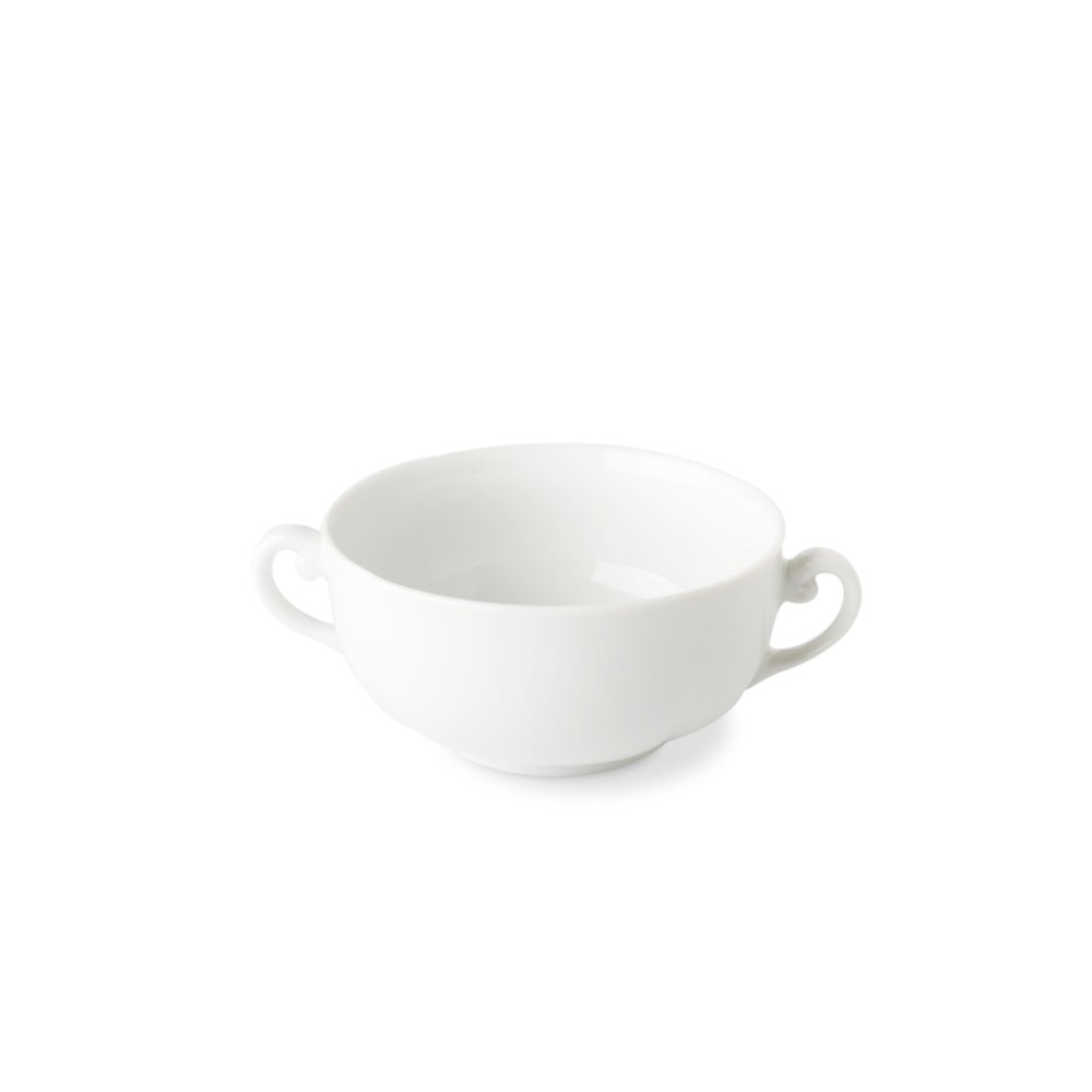 Šálek na polévku, bílý, 310 ml, Baroque