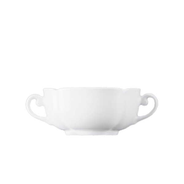 Šálek na polévku, bílý, 330 ml, Baroque