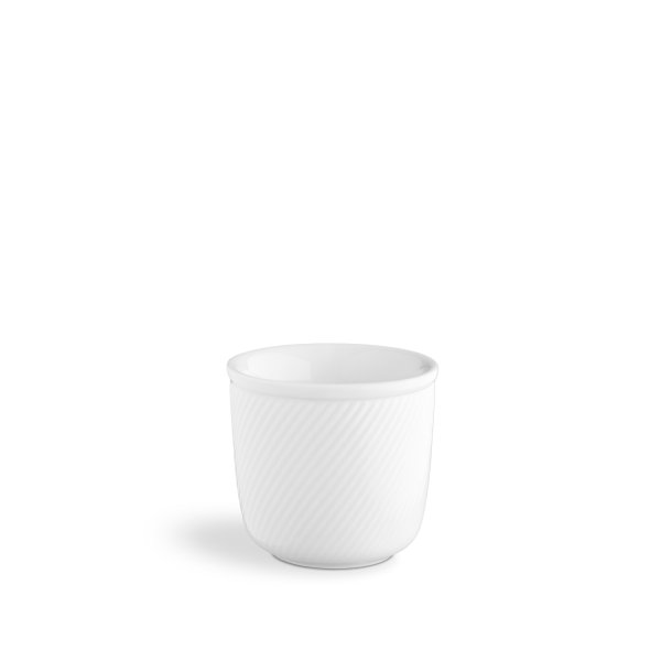 Dvoustěnka twist glazovaná, bílá, 80 ml, Double wall cups