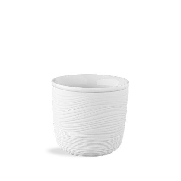 Dvoustěnka curly raw, bílá, 180 ml, Double wall cups