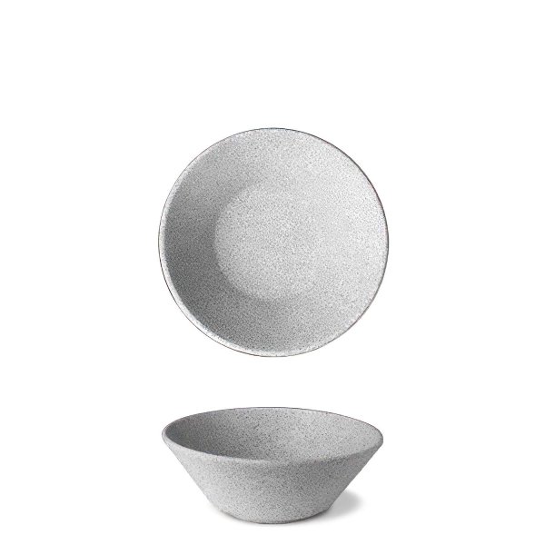 Miska kompotová, světle šedá, 15 cm, Granit 