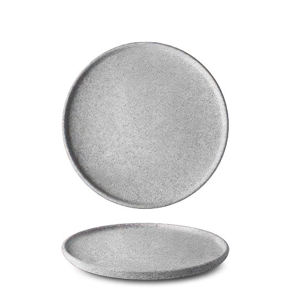 Talíř dezertní, světle šedý, 20 cm, Granit 