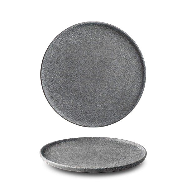 Talíř dezertní, tmavě šedý, 20 cm, Granit 