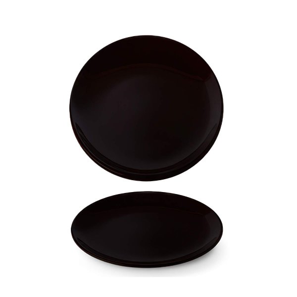 Talíř dezertní, černý, 21 cm, Le choco 